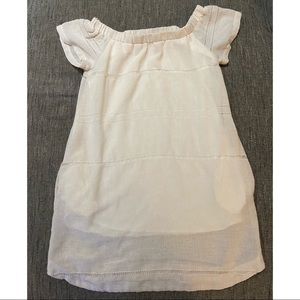 ASTR White Oversized Off-the-Shoulder Dress